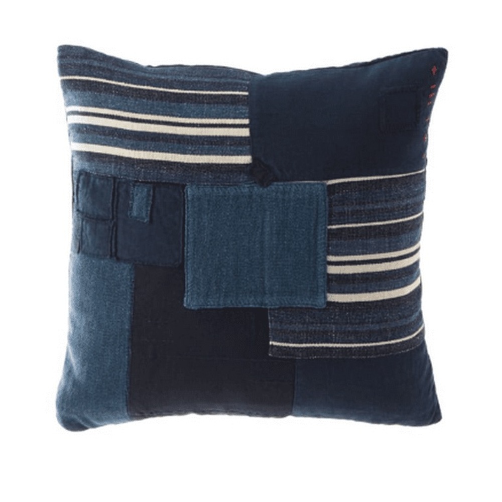 Ralph Lauren Blue Denim Pillow Cover NWT